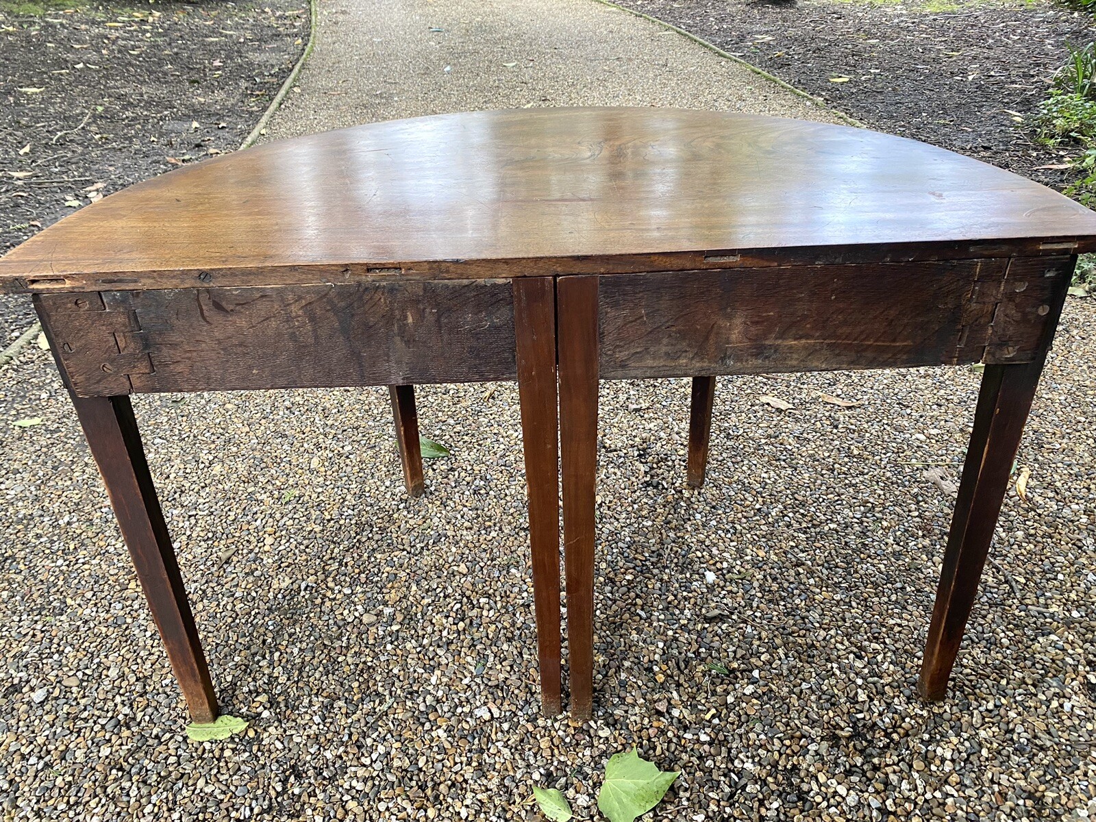 Antique II large Demi Lune Hall Tables eBay