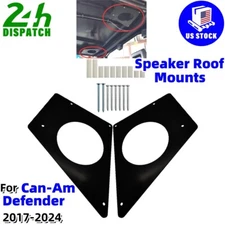 For Can Am Steel Speaker Roof Mounts-Fits most 6.5 Inch SPEAKERS Defender 17-24
