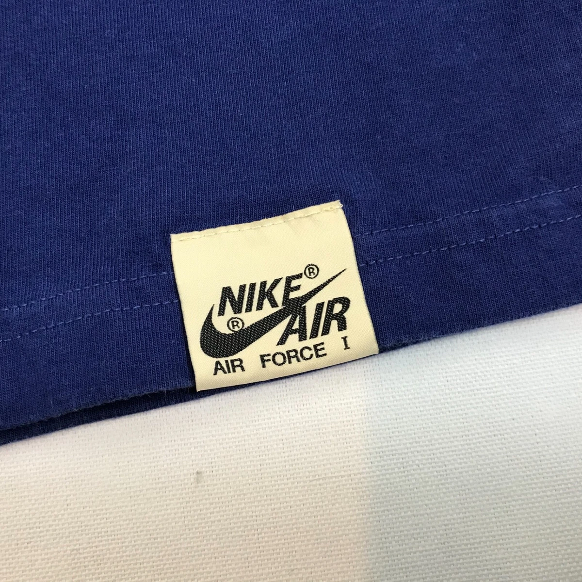 Vintage Nike Air Blue Ribbon Sports T-Shirt AF1 AIR FORCE 1 BRS MEN'S L