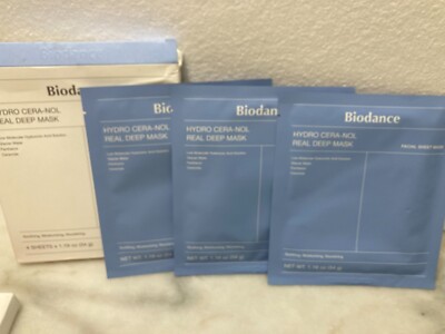 BIODANCE Hydro Cera-nol Real Deep Mask Hydrogel Soothing Nourishing 34g x3ea