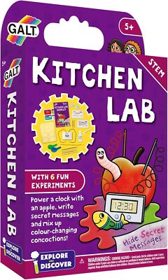Galt Küchenlabor - Küchenwissenschaft Kit für Kinder - Wissenschaft Experimente Set mit 6