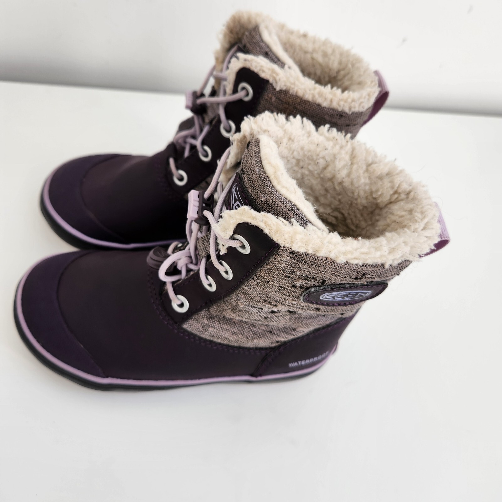 Stivali da neve impermeabili KEEN viola bambina taglia 11