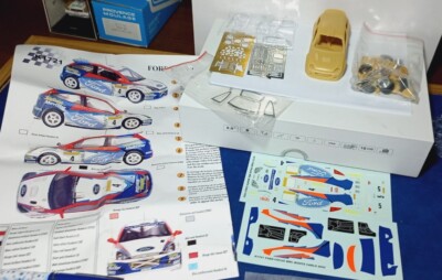 Kit Maquette Provence Moulage – Ford Focus WRC Monte Carlo 2002 – échelle 1/43, Neuf