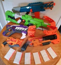 nerf zombie strike bundle 5 x Matching Guns + 60 New Darts, All Fully Tested VGC