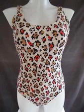 BNWoT F&F size 12 blush/animal print fully lined pad cup swimming costume