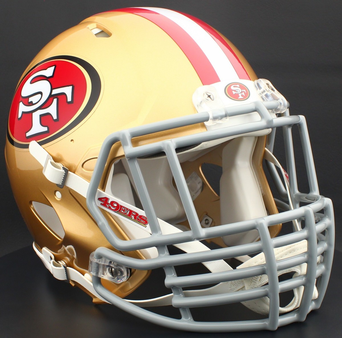 Riddell サンフランシスコ・フォーティナイナーズ ヘルメット オーダー］リデル NFL レプリカヘルメット（1/1サイズ） 49ers
