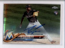 TAYRON GUERRERO 2018 TOPPS CHROME ROOKIE AUTOGRAPH AUTO AJ9414