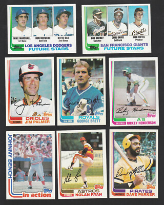 #ad #ad 1982 TOPPS U Pick TEAM SETS SOME W TRADED Astros Dodgers Mets CUBS w HLs amp; I.A. $50.00