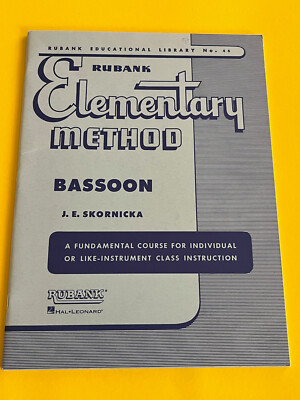 Rubank Elementary Method for Bassoon, J. E. Skornicka