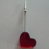 Kartenhalter Fotohalter Platzkarte Taufe Hochzeit Herz Rot Oder Stern Gold