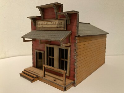 28mm Old West General Dealer BAUSATZ VORLACKIERT.