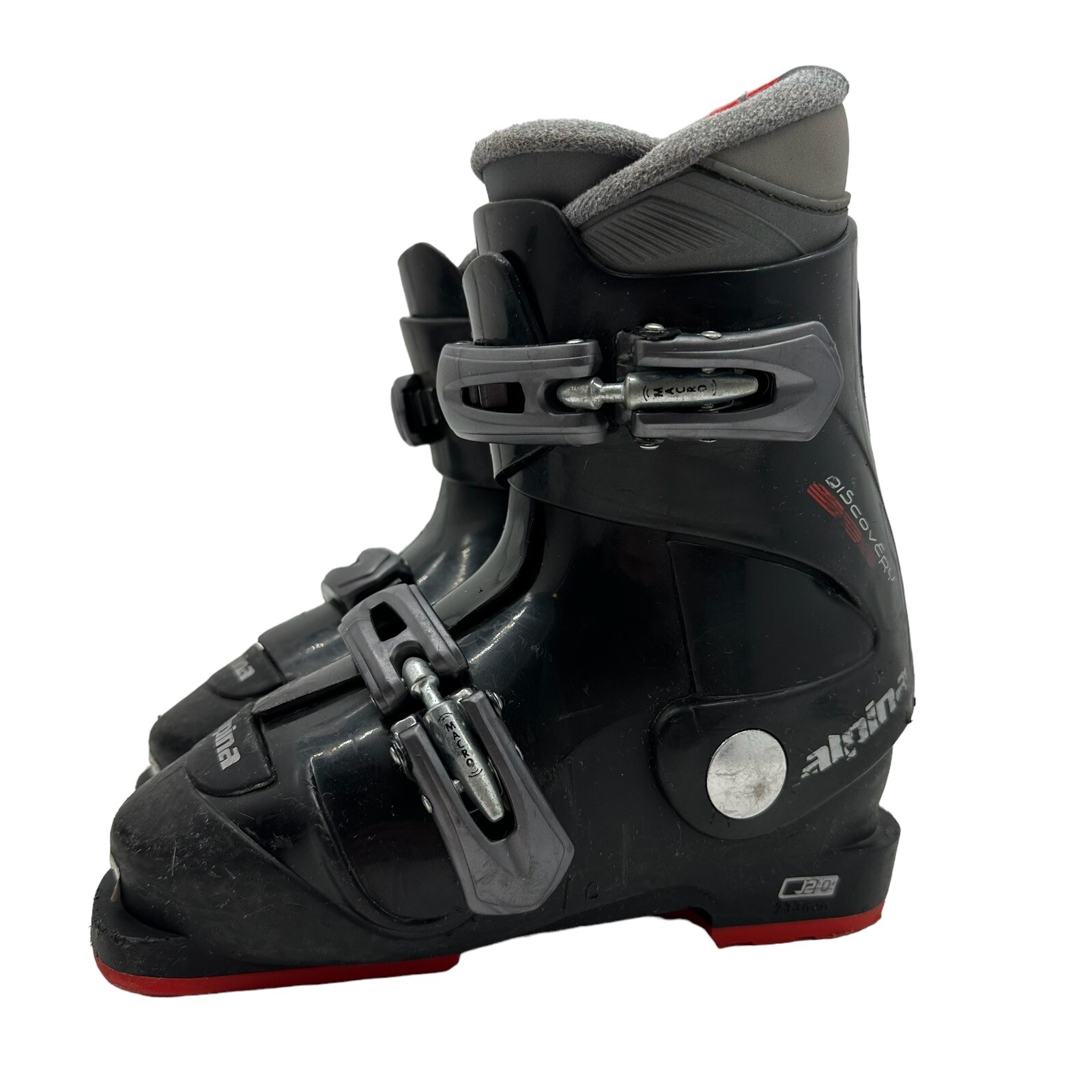 Alpina Discovery J2 Youth 19 (size 12) Ski Boots Junior Kids Downhill