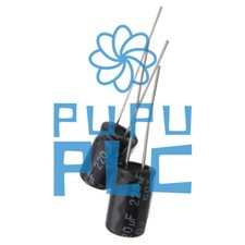 10PCS NEW 220uF 50V  Electrolytic Capacitor 105 C 8x12mm