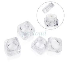 5g Empty Clear Plastic Cosmetic Jars Eye Cream Storage Container