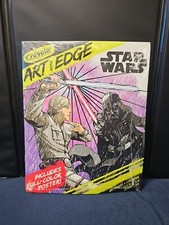 Star Wars Coloring Book Crayola Art With Edge Disney With Full Color Poster NEW