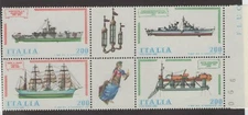 Italy 1438A - Ships. Block Of 4. MNH. OG.   #02 ITAL1438Aa