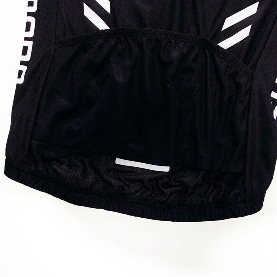 Completo Ciclismo Uomo Maglia 3D Gel Salopette Pantaloncini Corti Imbottiti Set - Immagine 4 di 4