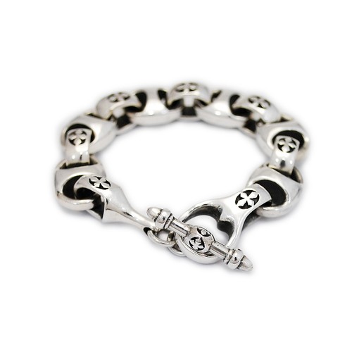 Teschi del cimitero/Teschio/Fermasoldi in argento sterling 925