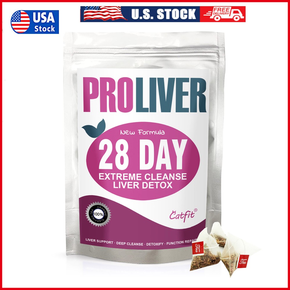 28 Day Detox Tea Bags, Herbal Blend, Improve Liver Function,Detox & Cleanse