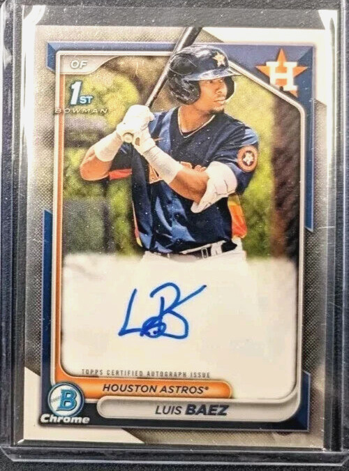 2024 BOWMAN ~ LUIS BAEZ ~ 1st BOWMAN CHROME AUTO