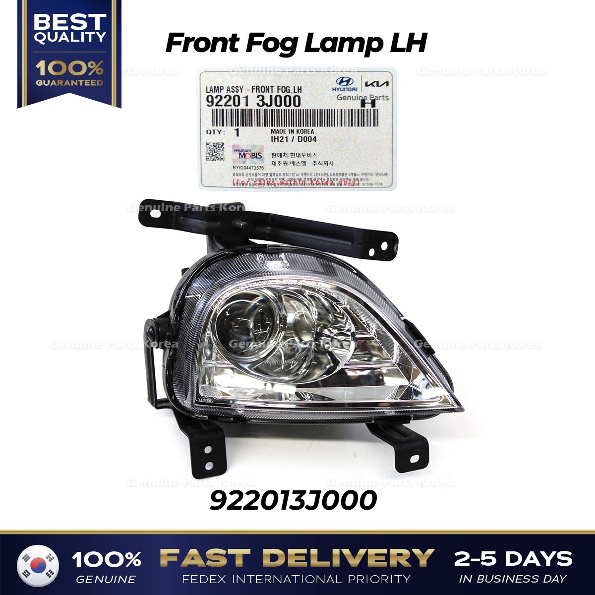 ⭐Genuine⭐ Front Fog Lamp LH 922013J000 for Hyundai Veracruz | eBay