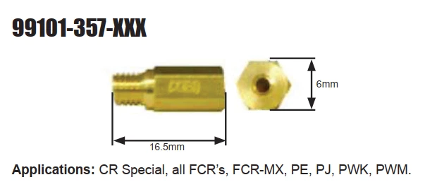 *GENUÍNO* Keihin Honda Main Jet # 148 cabeça sextavada - Imagem 2 de 2
