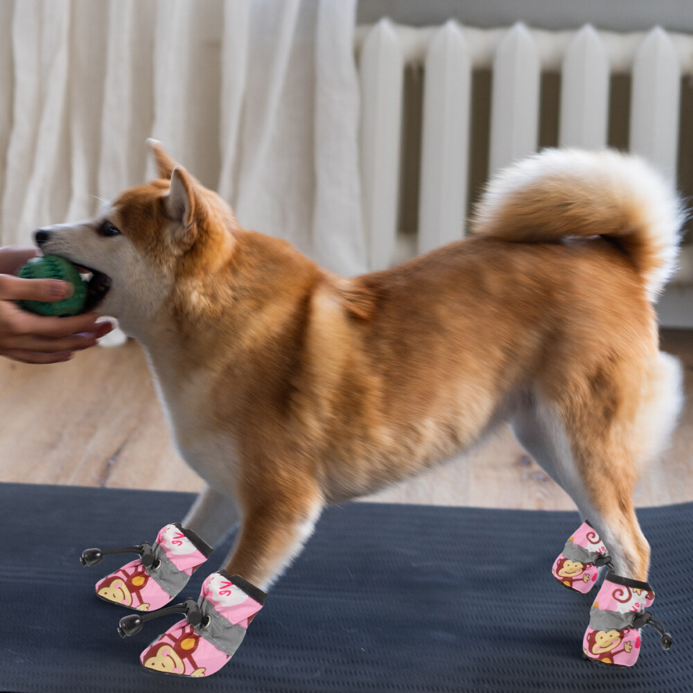 SAOLA Scarpe suola morbida per cani animali domestici stivali per cani calze per cuccioli per pavimentazione calda