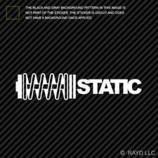 2x Static Sticker Die Cut No Air Bags Lowered Jdm Stancenation Hellaflush