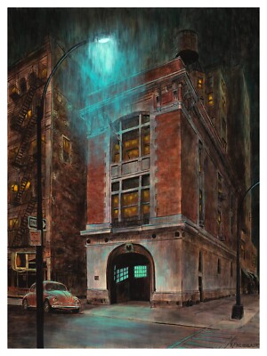 Keith Oelschlager Hook & Ladder 8 Ghostbusters Firehouse Numbered #/75