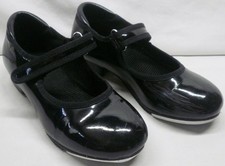 Black Patent Tap Shoes for Girls  Boys with Easy Strap Size 12.5C
