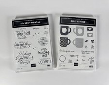 Stampin Up Rise  Shine So Sentimental Stamp Set Lot Encouragement Positive