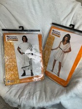 California Costumes Mens  Womens Deluxe Classic Toga Set With Tunic Belt  Drap