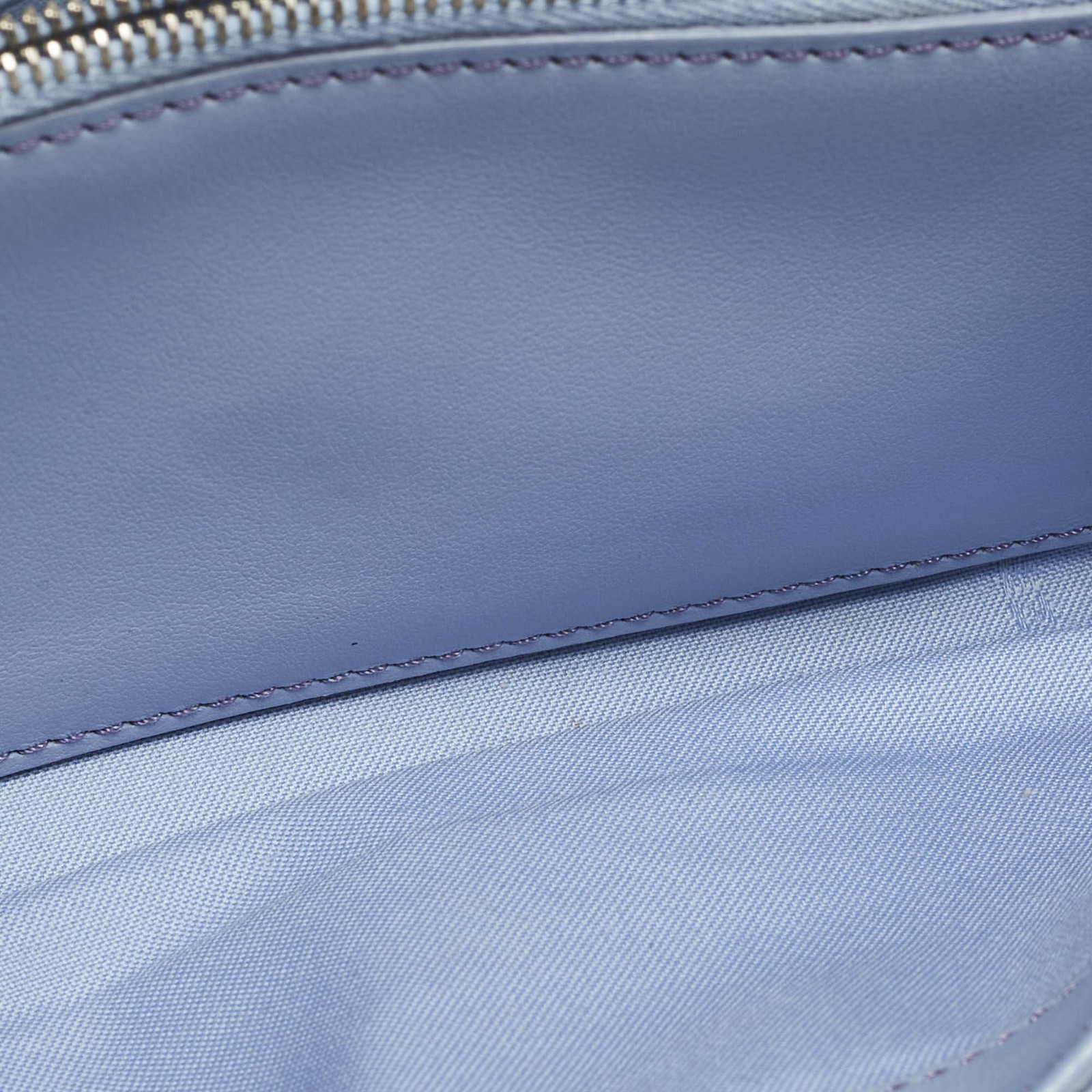 Fendi Studded Light Blue Leather Wallet On Chain thumbnail 9