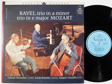 MENUHIN KENTNER CASSADO Ravel Trio ANGEL LP 35630