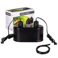   Dual Reptile Heat Lamp Fixture for Reptile UVB Lamp Heat Lamp Day Heat Bulb