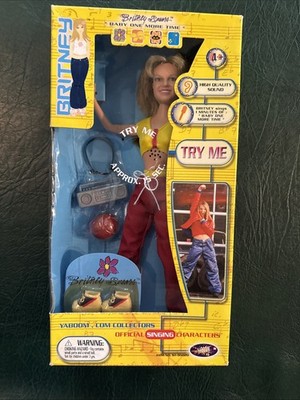 Yaboom Britney Spears Singing Collectors Fashion Doll Original Packaging 1999