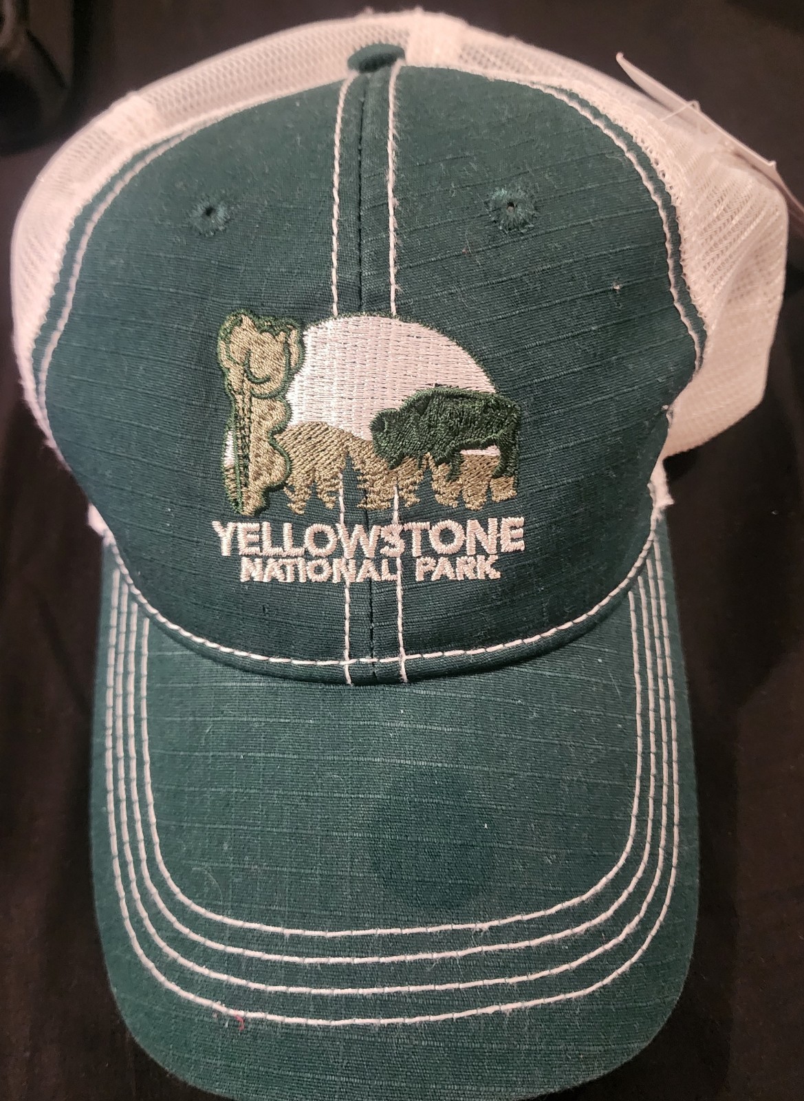 Prarie Mountain Yellowstone National Park Mesh Cap Unisex