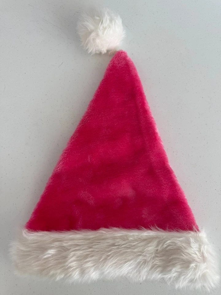 Sombrero de bebé Victoria Secret de terciopelo satinado de Santa Foto 3 de 3