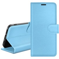 Zanaé, Portemonnaie Etui Galaxy A06 Mit StäNder Und Magnetlasche, Hellblau