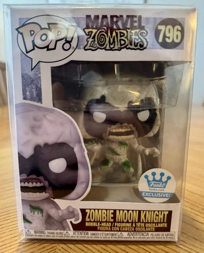 Funko POP! Marvel Zombies Zombie Moon Knight #796 Vinyl Figure W/ Protector