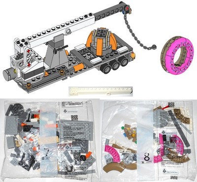 LEGO 60233 Donut Shop Opening: NEW SEALED BAGS Trailer Crane + Donut builds only