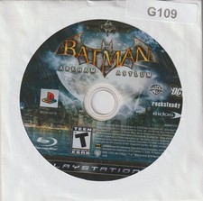 Batman Arkham Asylum Sony PlayStation 3 Video Game Disc Only With Out Case Used