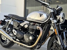 2025 Triumph Speed Twin 1200 Aluminum Silver 