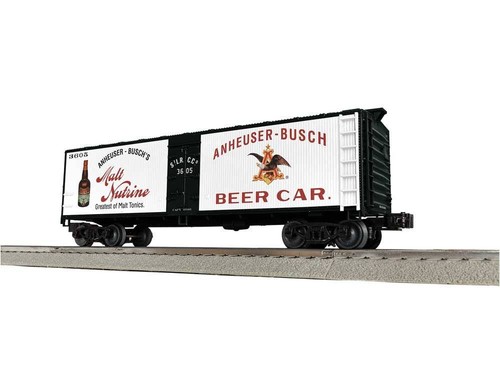 Refrigerador de madera Lionel O con revestimiento vertical malta nutrina Anheuser-Busch #360 2-442202 | Zustand: New