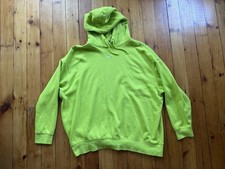Nike Embroidered Center Swoosh Hoodie Key Lime Light Liquid Like Mens Xl