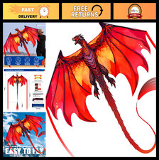 Complete Kite Set with Handle, Line Accessories - Easy to Fly for Kids Adult