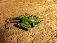 Vintage  1900 Pflueger "Kormish Frog" Fishing Lure, Pflueger Rare Frog Lure, GC