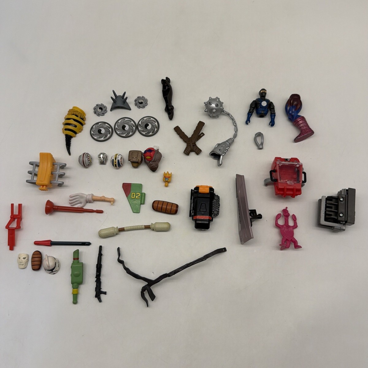 Tmnt, Transformers & Miscellaneous Action Figure Parts / Accessories Lot! 