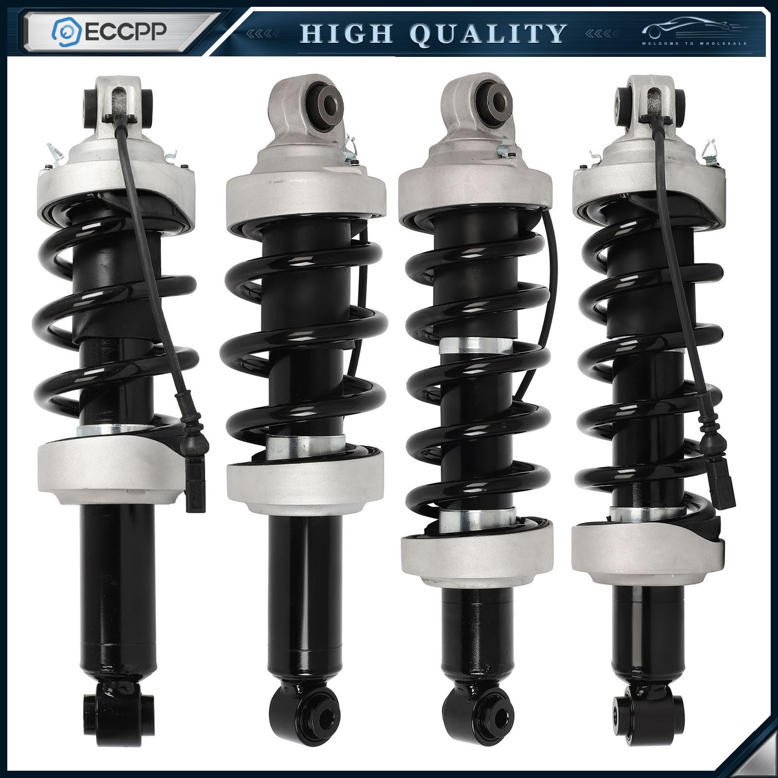 Full Set Front & Rear Suspension Shock Struts  Ride For Audi R8 V8 07-15