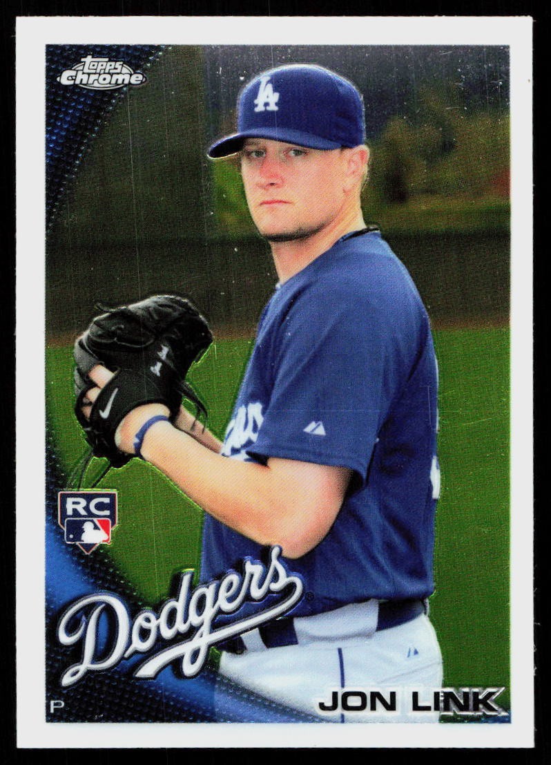 Jon Link RC #173 2010 Topps Chrome Los Angeles Dodgers